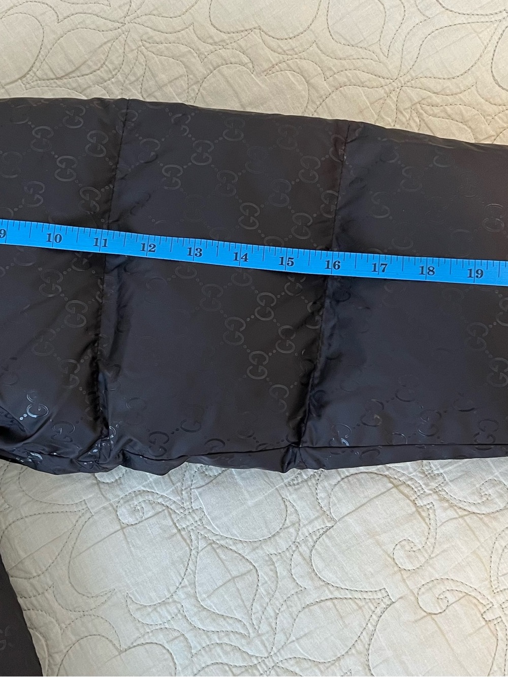 Gucci Dark Brown/Black Monogram Quilted Jacket - Picture 7 of 8